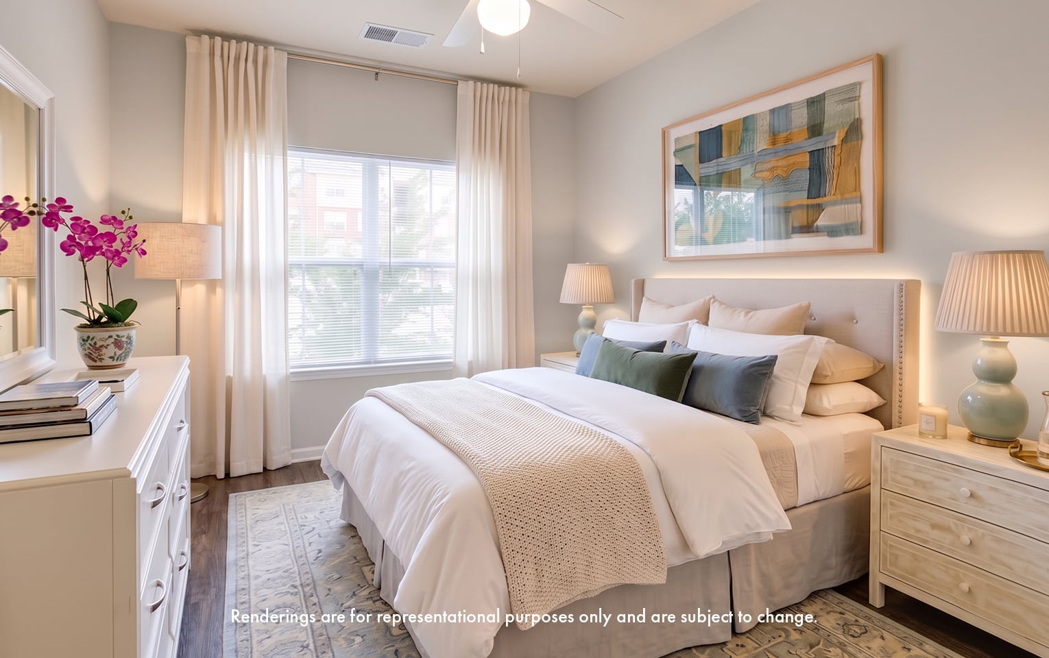 Sunset Ridge Bedroom Example Rendering